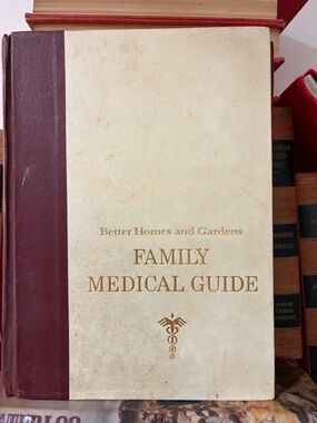 Better Homes And Gardens Cream & Burgundy Home Care Book